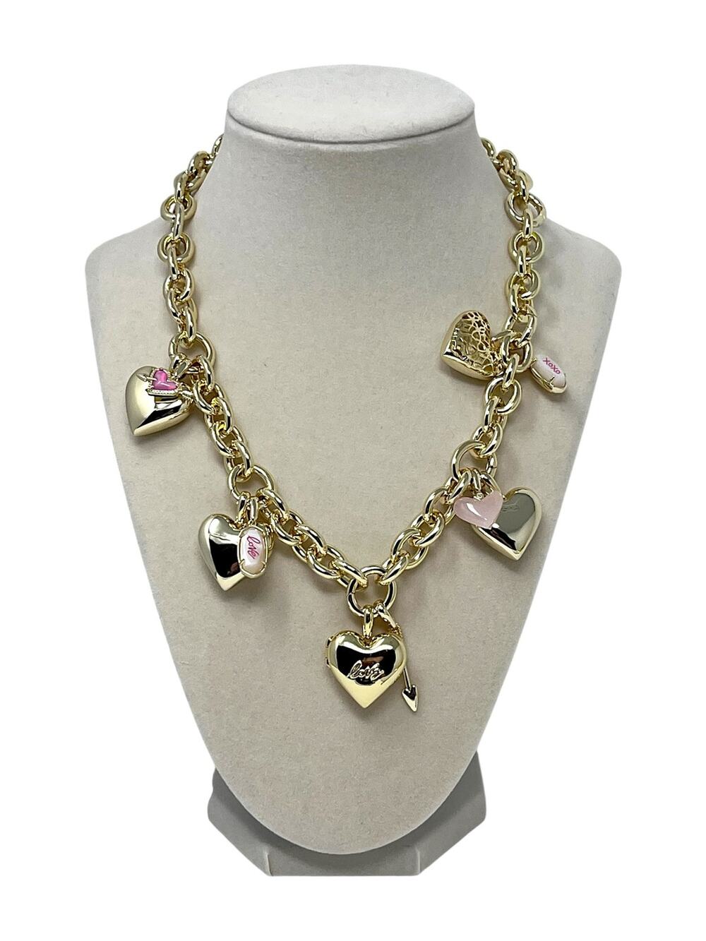 NWT Kendra Scott Jayna Statement Necklace Gold 13 Interchangeable Charms $250